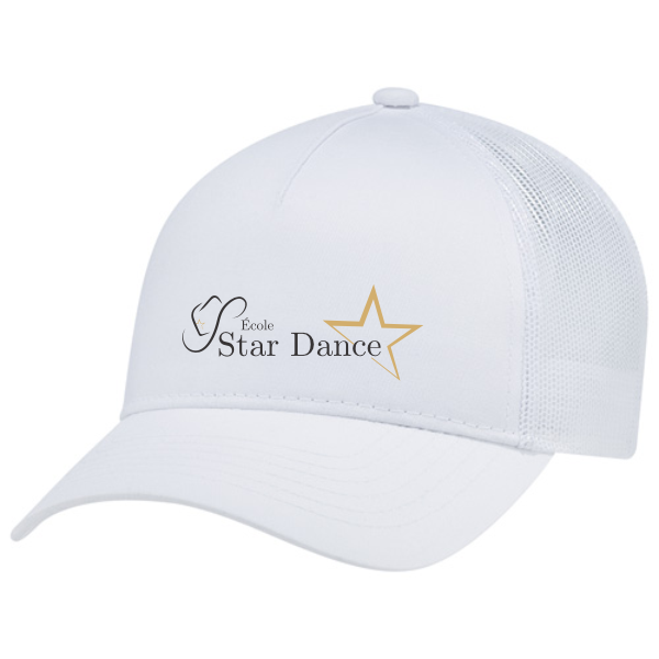 Casquette Star Dance - SANS FILET - Blanche