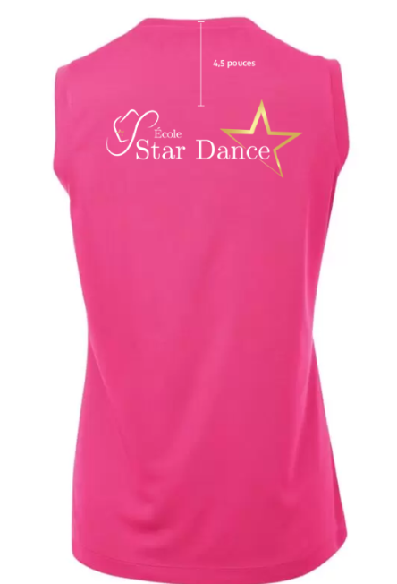 Camisole Femme Col en V - Framboise