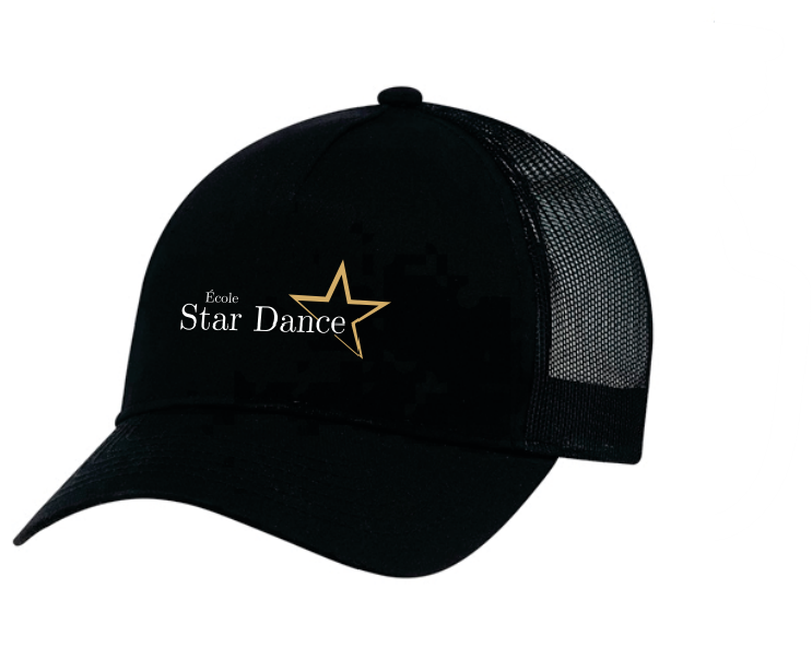 Casquette Noire Femme - Logo École Star Dance
