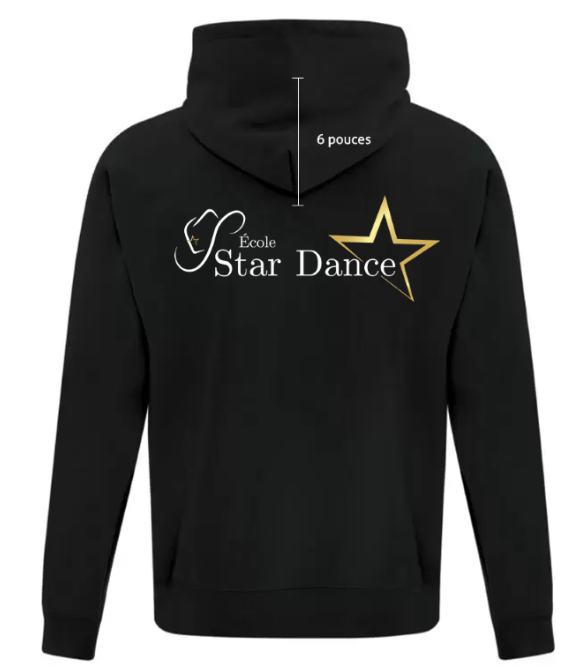 Chandail Unisex à Capuchon en Molleton