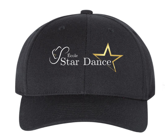 Casquette Noire Star Dance
