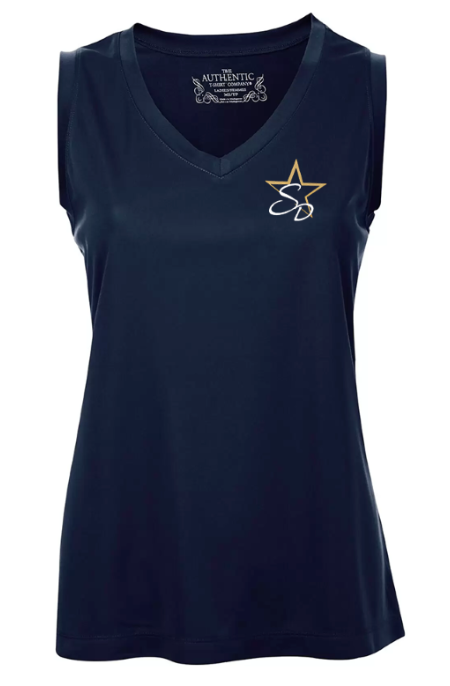 Camisole Col en V - Marine