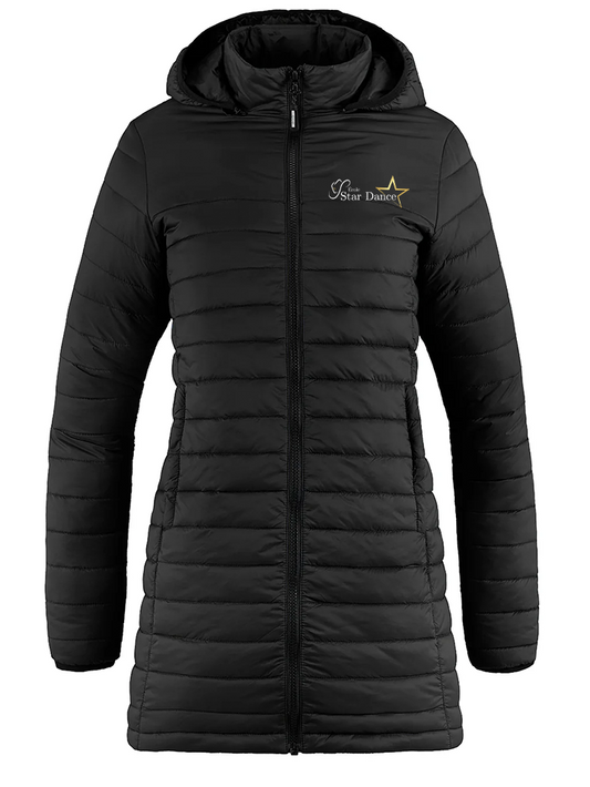 *NOUVEAU* Manteau Bouffant Long avec Capuchon Amovible pour Femme