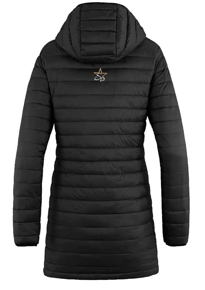 *NOUVEAU* Manteau Bouffant Long avec Capuchon Amovible pour Femme